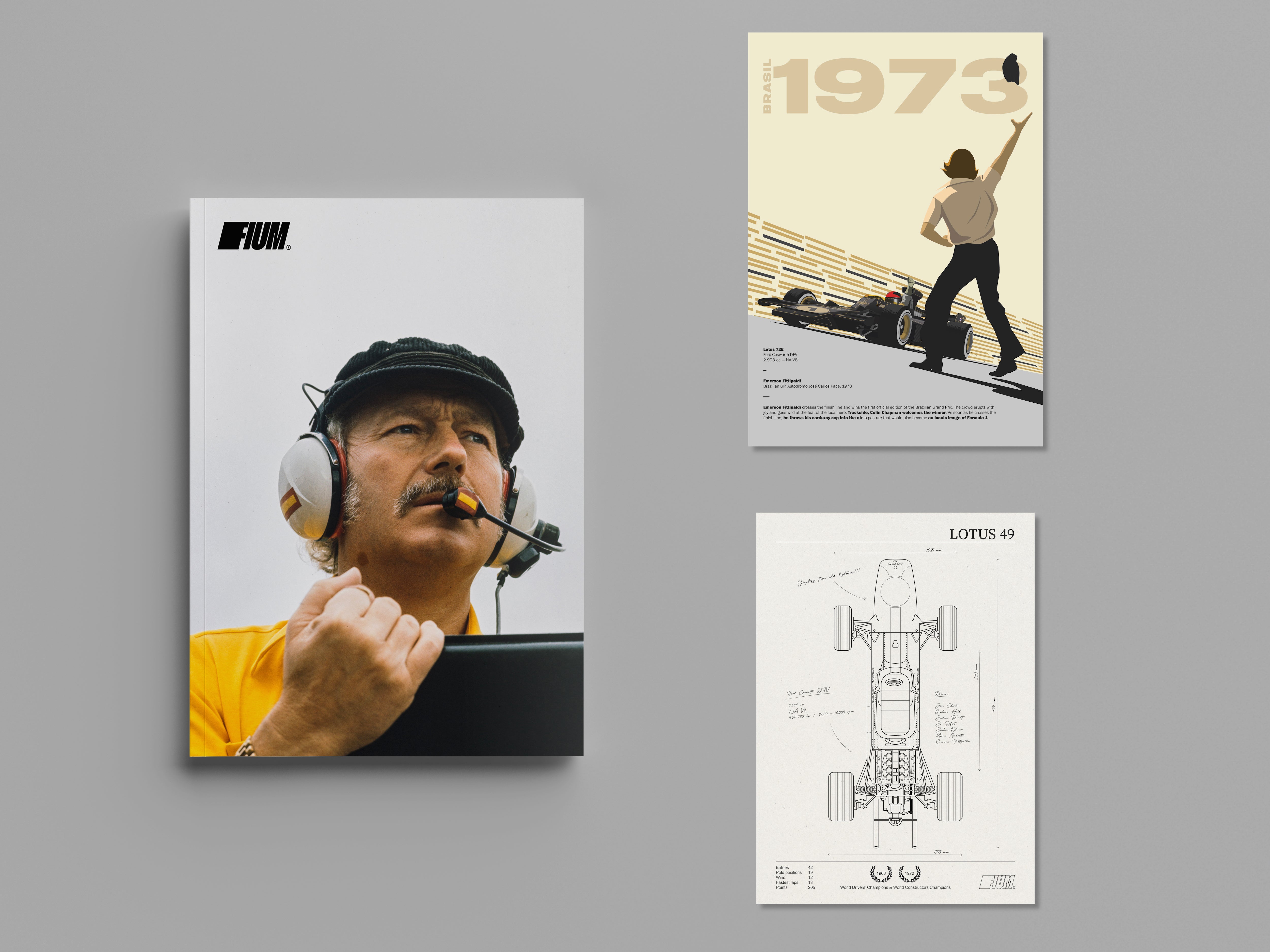 Revista FIUM 004 - Colin Chapman (Pack Premium)