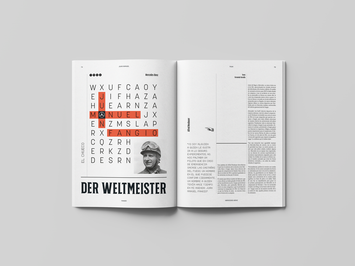 Revista FIUM 006 - Mercedes-Benz: Las Flechas de Plata