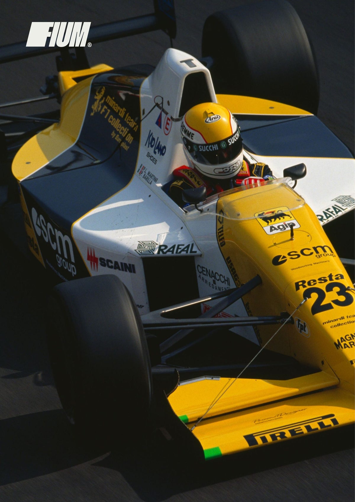 portada de la fium 001b: el minardi número 23 de pierluigi martini