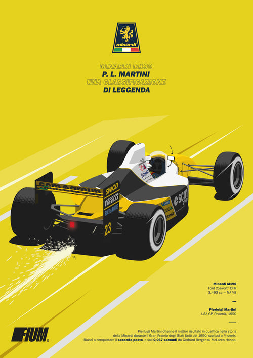 Lámina 1 del Pack Premium de la Revista FIUM 001B - Minardi