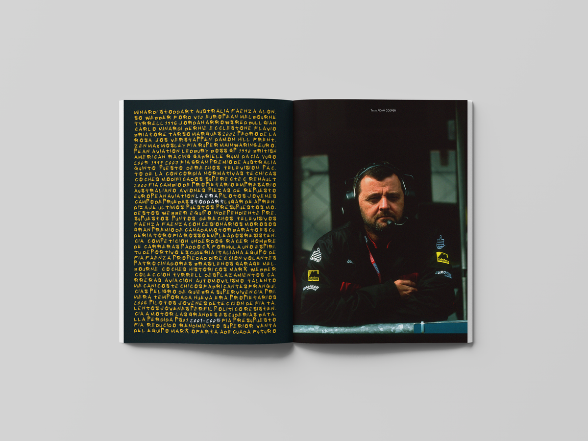 Páginas interiores de la Revista FIUM 001B - Minardi