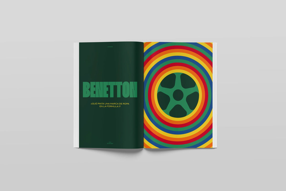 Páginas interiores de la Revista FIUM 002 - Benetton