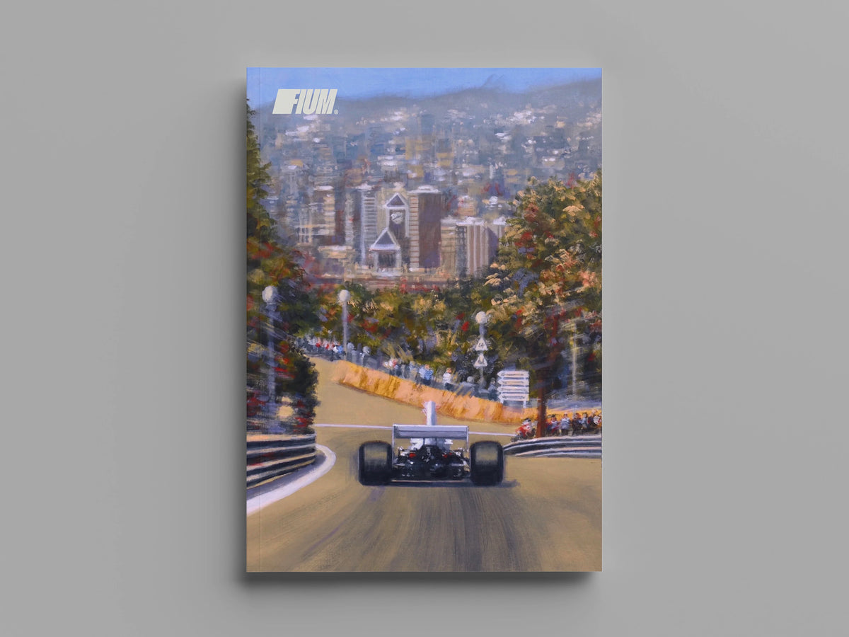 Revista FIUM 003 dedicada al circuito de Montjuïc, sede del Gran Premio de España de Fórmula 1