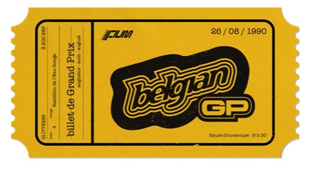 entrada del gp de bélgica